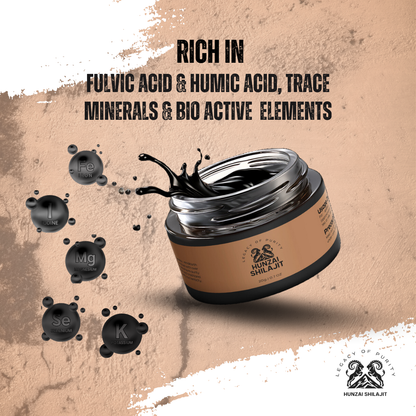 Pure Hunzai Shilajit Resin - 60g